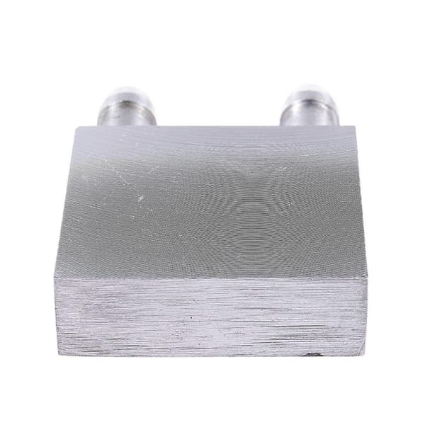 40x40x12mm Aluminium Vandvæskekølerblok Køleplade til Computer CPU Radiator Silver