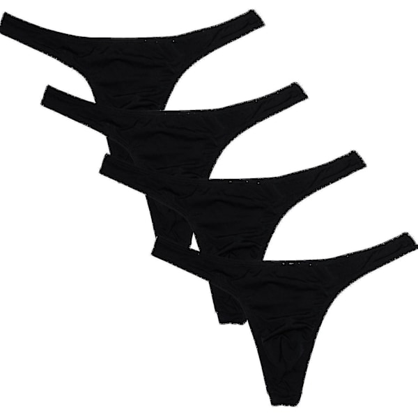 Miesten stringit, 4 kpl, hxf Black S