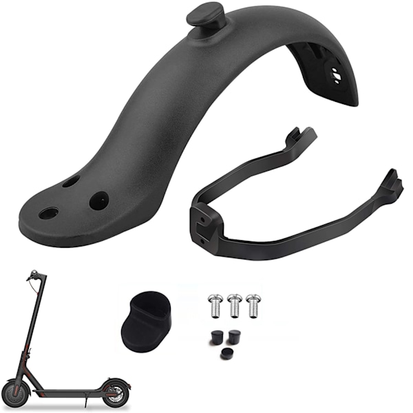 INF Xiaomi M365 / M365 Pro rear splash guard with accessories Black.