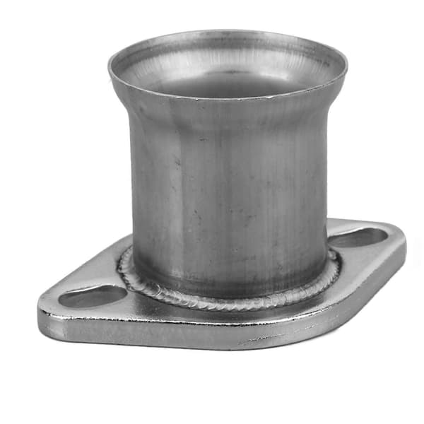 2 Bolte Udstødningsflange 3 tommer Rustfrit Stål Rør til 2,5 tommer Downpipe Turbo Udstødningsadapter