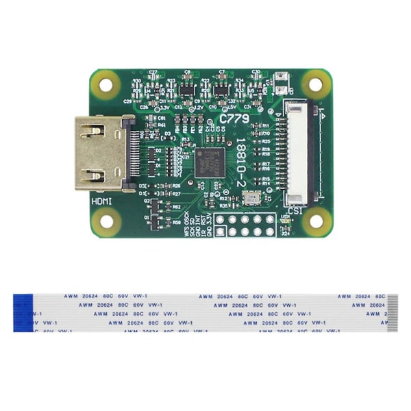 HDMI-kompatibel till Csi-2-adapter för Raspberry Pi-serien Stöd 1080p25fps