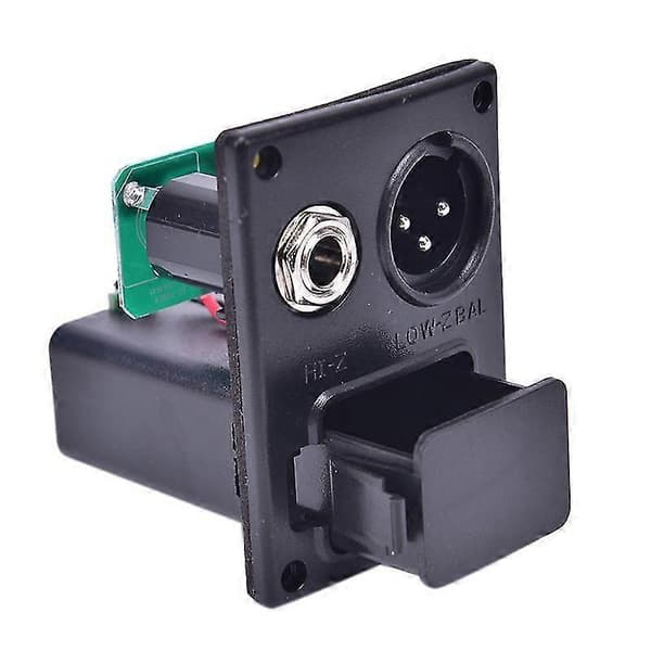 [KK] Lc-5 Akustisk Gitarr Pickup Batterilåda Batterihållare Fodral Gitarrtillbehör Black