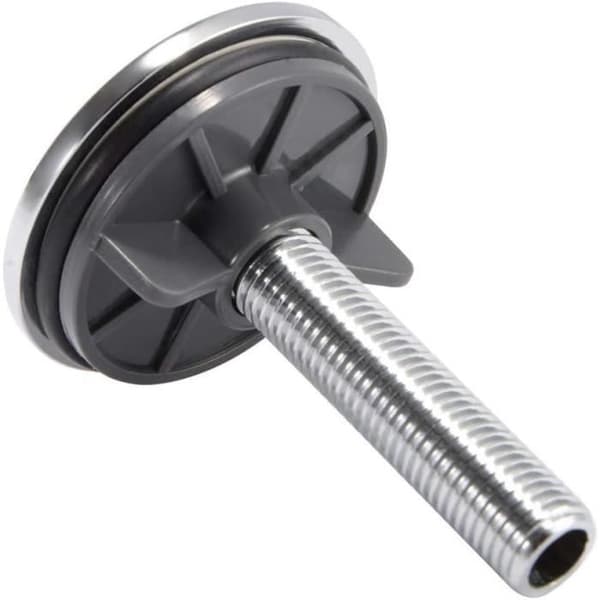 Vaskehullhetter - Uspesifisert - 2 stk - Sinklegering - Rustfritt stål - 50 mm diameter