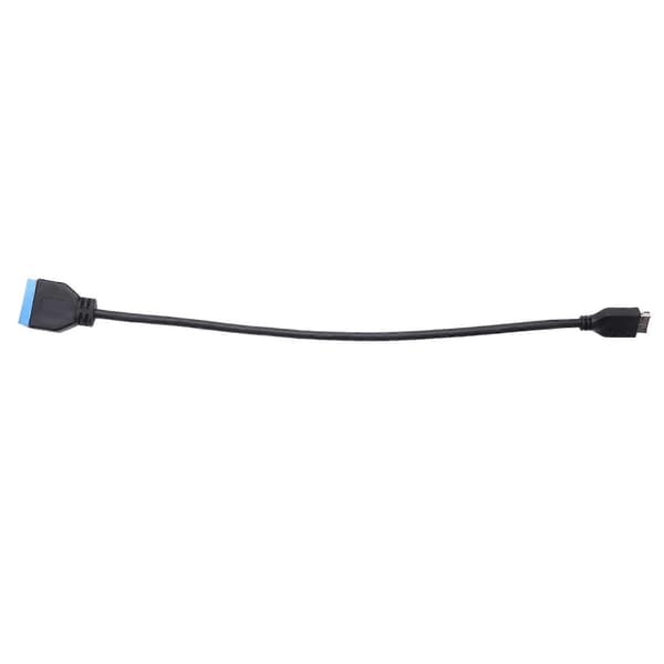 3X USB 3.1 frontpanel-header til USB 3.0 20-bens header forlængerkabel til ASUS bundkort 20 cm Black