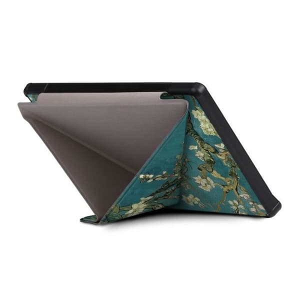 e-Readerfodral - HOOXSPEED - KOBO Libra H2O - 7.0\" fodral - PU-läder - Vikbart stativ