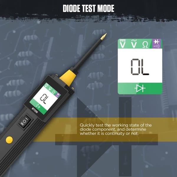 BT250 Power Probe Kit for 6-30V Car Circuit Tester, Electrical Diagnostic Tool with 1.5m Cable