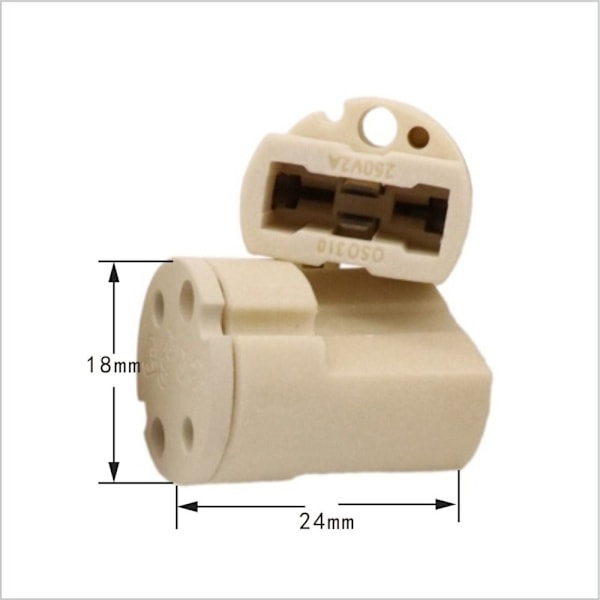 st G9 Lamp bas Adapter Lamp hållare-Perfet