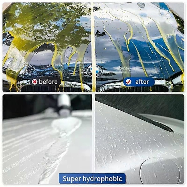 HGKJ 6 Ultimativ Keramisk Coating Spray Hydrofobisk Højglans Lakbeskyttelse 9H Nano Top Langtidsholdbar Voks Bilpleje Detalje HGKJ S6 100ML