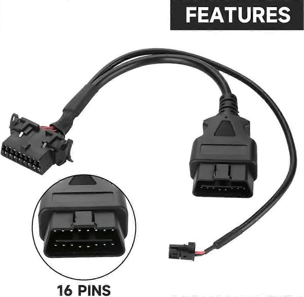 Sikkerheds Gate Bypass OBD2 Kabel Kompatibel til Dodge til Ram 1500 2018 til Dodge til Ram 2500 2018