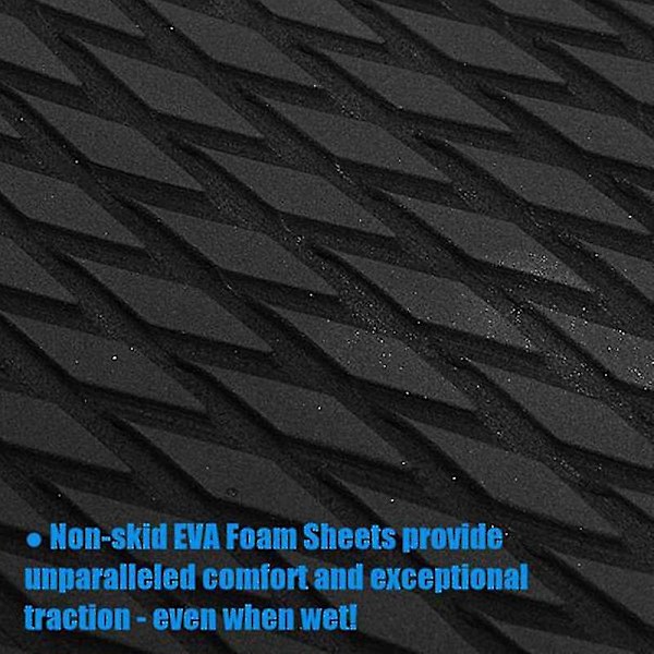 Surffilaudan Matto Pito Surffilaudan Pito Eva Deck Pad Surf Pads Yatch Deck Pad 2000 X 650mm Surffausvarusteet Black