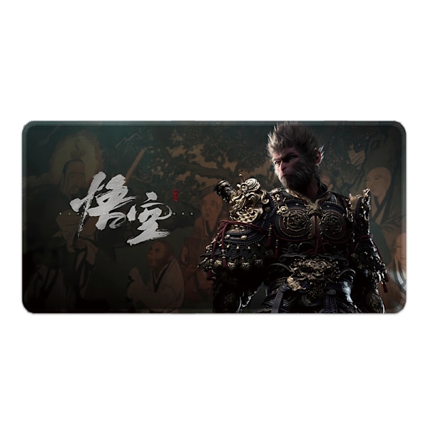 Svart Myt Wukong Musmatta Gaming Tangentbordsplatta Skrivbordsplatta Spelande Perifer Present 102 102 600x300x3mm