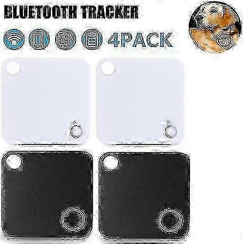 4-pak Tile Bluetooth Tracker-mate med udskifteligt batteri GPS og kæledyrsfinder