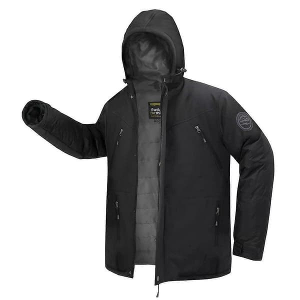 Til mænd blød skal hætteparka Black 3XL