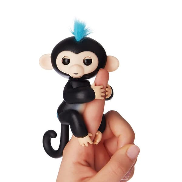 Fingerleksak Happy Monkey Svart