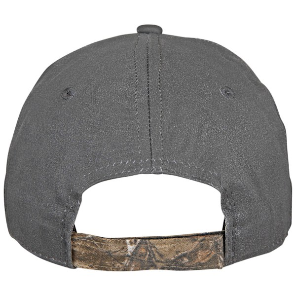 Ram Vävd Patch Camo Logo Förböjd Justerbar Keps Grey