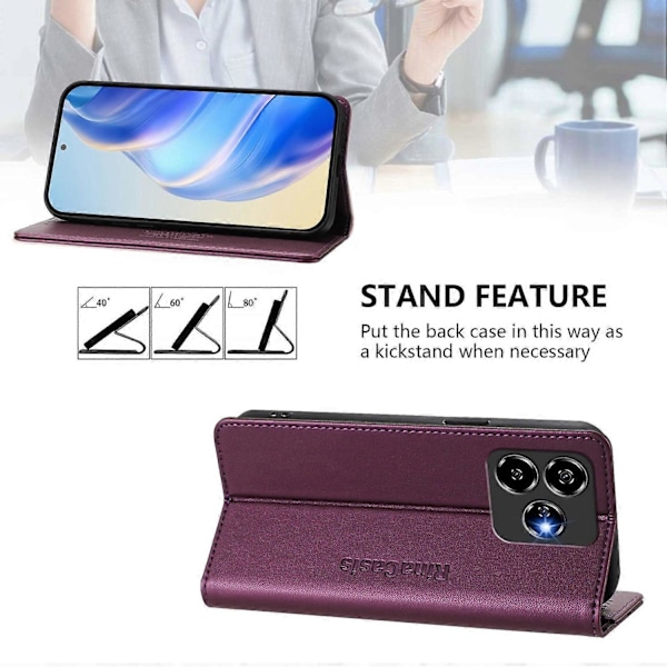 Magnetisk Læder Etui Til ZTE Blade V60 Vita / V60 Design For ZTE Blade V60 Vita / V60 D