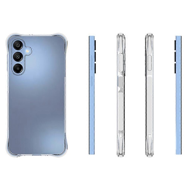 Samsung Galaxy A16 5G/A16 4G TPU Puhelinkotelo Liukumaton Läpinäkyvä Matkapuhelinkuori