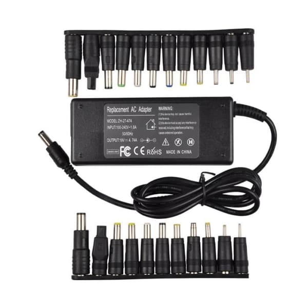 Strømadapter - SODIAL - 19V 4.74A 90W - Universal - Sort - Til bærbare computere
