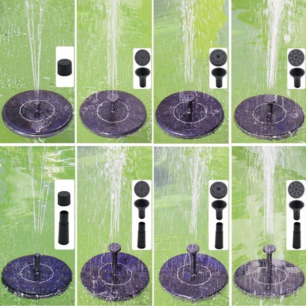 Solcellsfontän Vattenfall 13CM 13cm