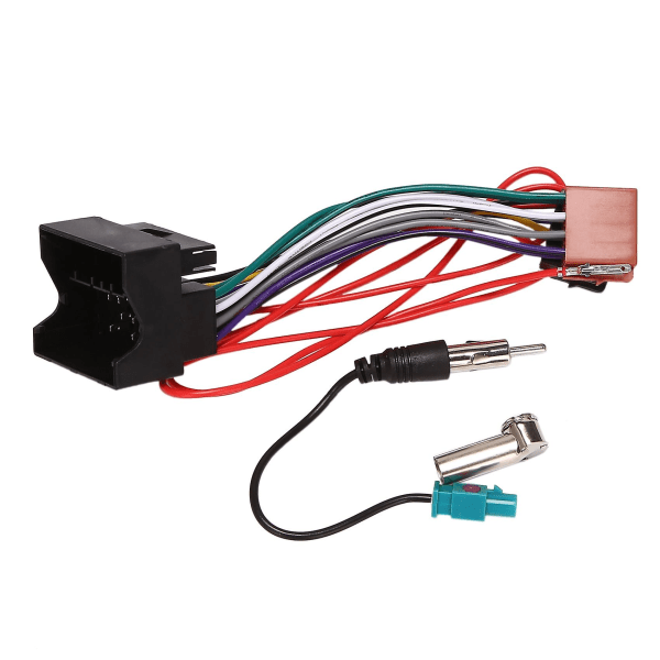 Bilstereoljud ISO ledningsnätskabel för 207 307 407 för C2 C5 radioantennkabeladapter
