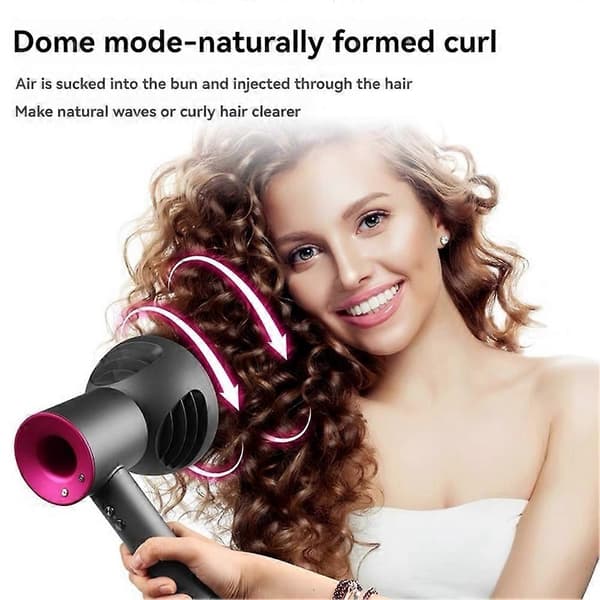 Diffuser-tilbehør til hårtørrer HD16 Wave+Curl Dobbeltformål Diffuser Stylingdyse Stylingværktøjssæt B Black