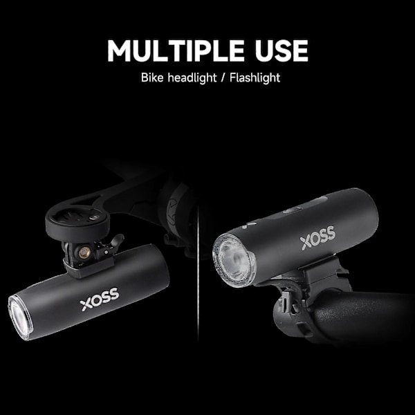 Cykeldele XOSS XL 400 XL 800 Lumen Cykellygte Forlygte sorider USB Genopladelig Vej MTB Forlygte Cykellygte Ultralet Lommelygte xOSS xL400