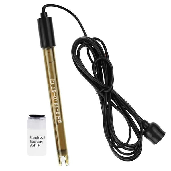 PH Elektrode Sensor Probe Industri Eksperiment Laboratorium Basseng Vann Analysator PH Meter Tester PH Probe As Shown