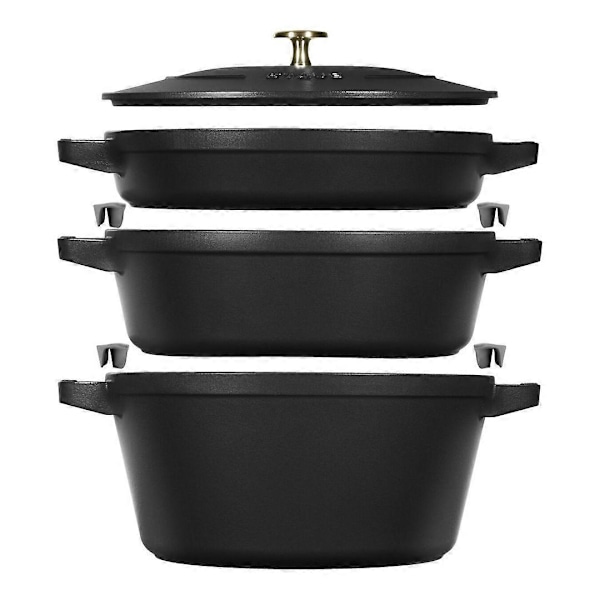 Staub La Cocotte 4,2 l pyöreä valurautapata uunivuoka