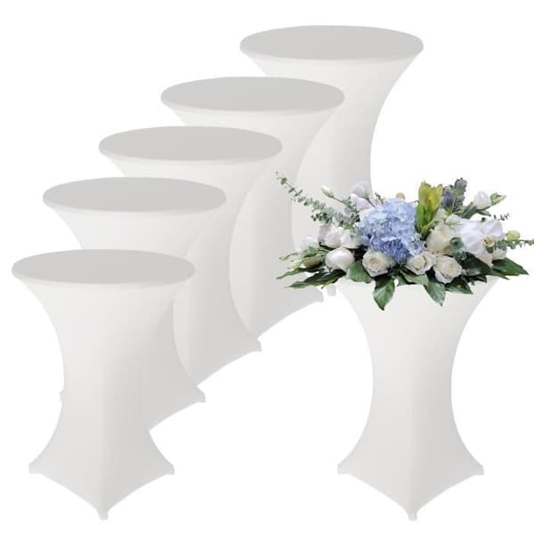 Överdrag - DIBOTELL - 5-pack - Vit - 80×110cm - Töjbar
