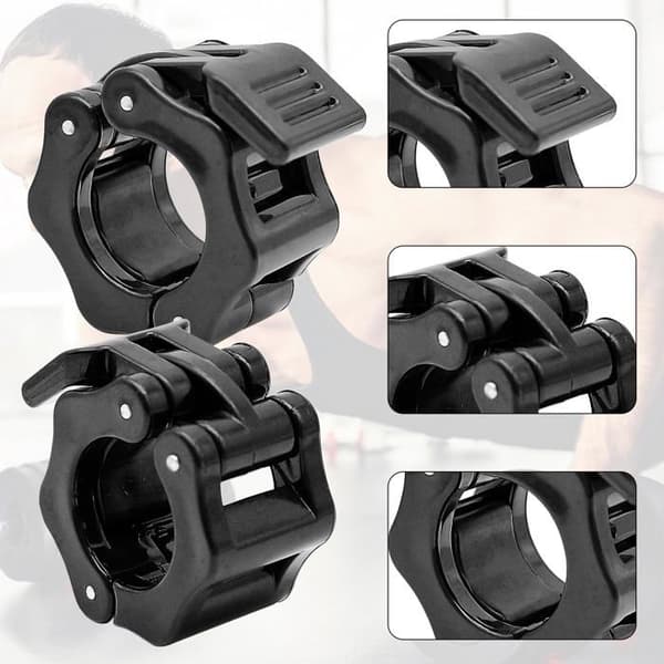Hantelklämringar - 4 stycken, 30 mm klämmor - Hantelstänger, vikter