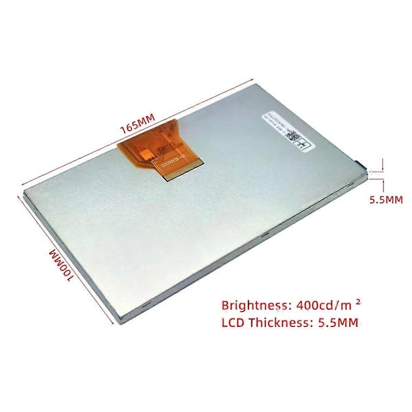 7-tommers TTL 50Pin 7DD1+1 20000938-30 Egnet for AT070TN90 AT070TN92 V.X LCD-skjerm ( As Shown