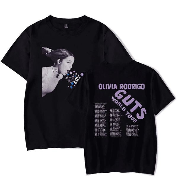 Olivia Rodrigo GUTS World Tour T-shirt Dam Herr size