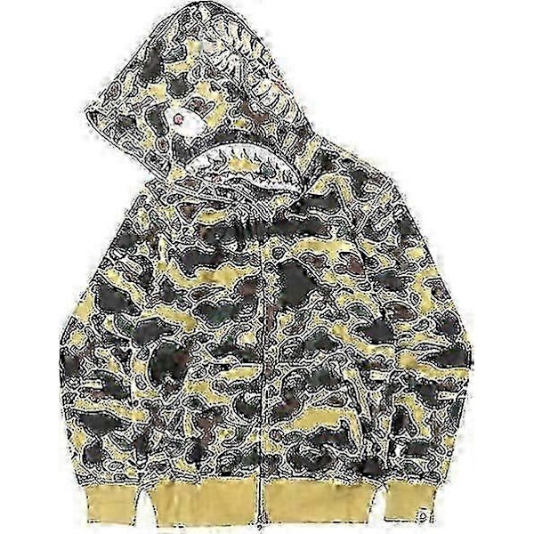 Hajhoved Abehoved Lynlås Top Farve Komplet Sweater 3d Sweater Lynlås Hættetrøje(FMI29) 1 XXS