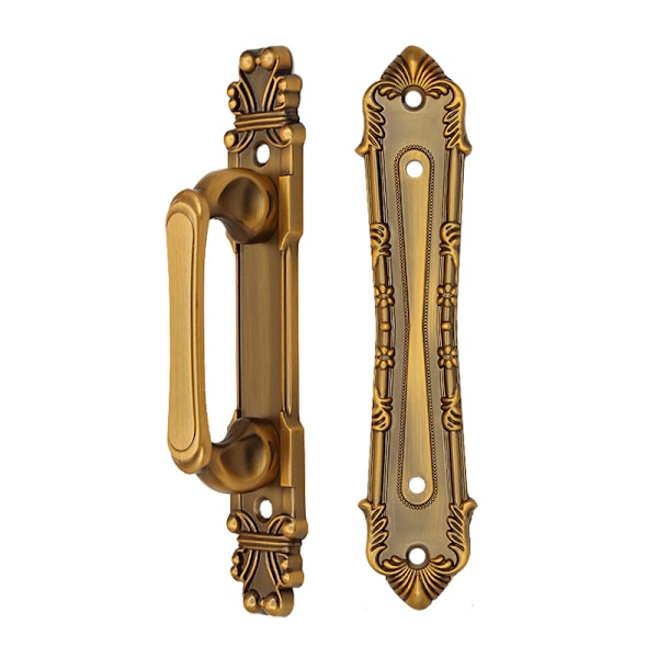 Door Handles, 2pcs/set European Style Antique Zinc Alloy Door Handles Cabinet Hardware Accessories Antique Cabinet Handles