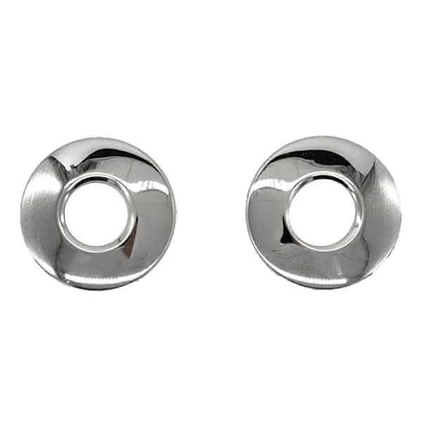 2-pak poolstige-escutcheon, rustfri stål escutcheon-plader til poolgelænder, poolgelænder-dæksler til nedgravet pool