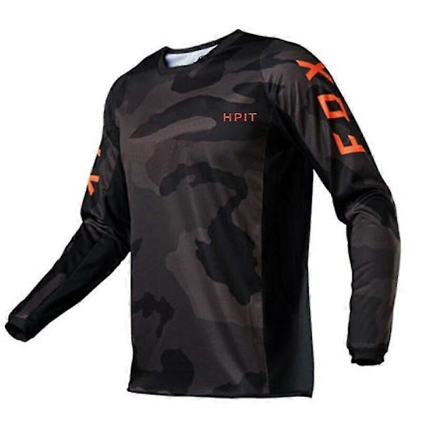 2020 Herre Downhill Trøyer Hpit Fox Mountain Bike Mtb Skjorter Offroad Dh Motorsykkel Trøye Motocross Sportsklær Klær Fxr Sykkel Jersey5 XL