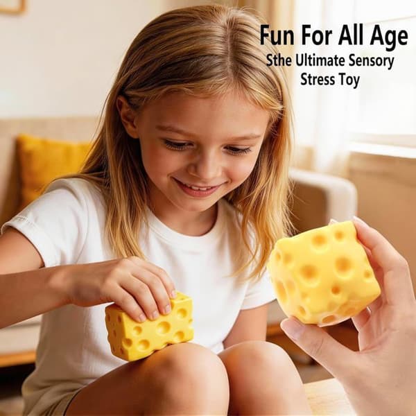 Söt Squishy Matform efter eget val - Jordgubbe, Ost, Jordnöt, Persika, Vattenmelon - Långsam Återgång Anti-Stress Sensorisk Leksak