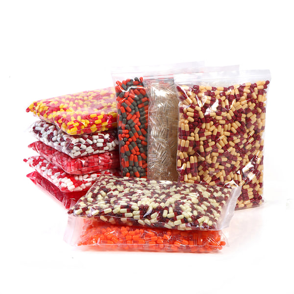 1000 stk 1# Tomme Gelatin Kapsler Størrelse Gel O O