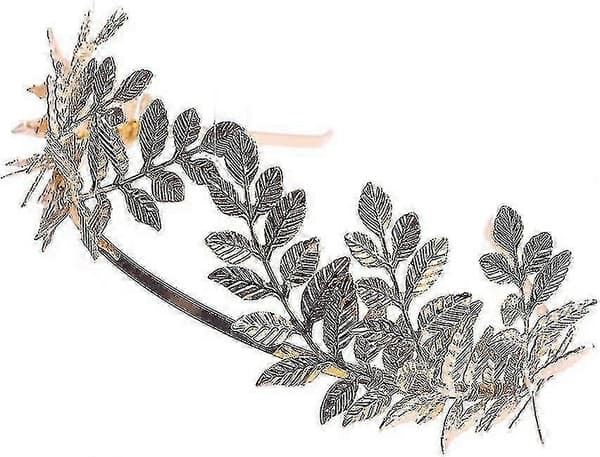 Brudehodebånd Bladvin Hodebånd Gullbladkrone Bladtiara Bryllupshodeplagg