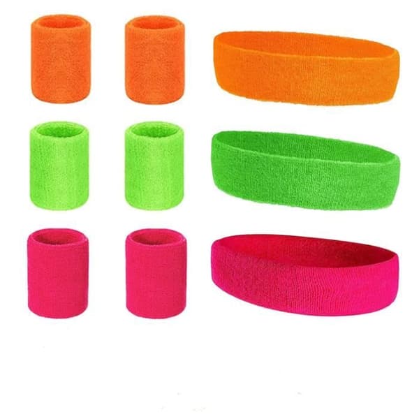 Fluorescerende pandebånd - Tilbehør - Sport - Elastisk - Komfortabelt - Multisport