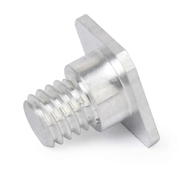 2X 1/4 tomme til 3/8 tomme hun til han konverteringsskrueadapter til stativ monopod Silver