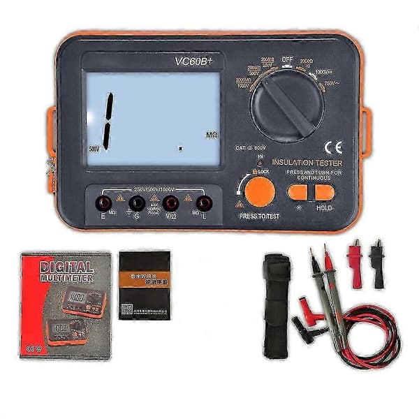 Megger Megohmmeter 250v 500v 1000v - Digital isolationsmodstandstester