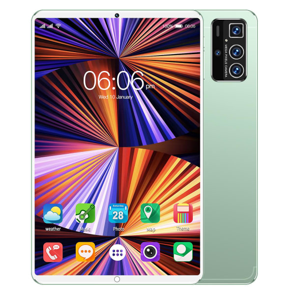 10,1 tum / samtalsplatta PC 14pro 10gb+256gb smart surfplatta 1280x800 Dual Sim green