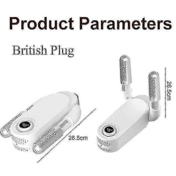 Boksehandsketørrer med intelligent timer og foldbart design: Hurtigtørrende til sko, støvler og elektriske boksehandsker