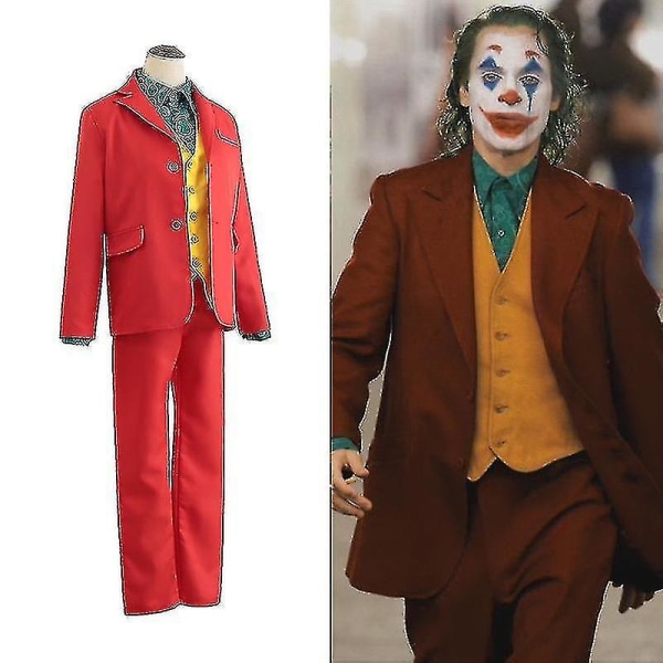 Tianrui Joker Joker Joaquin Phoenix Cos Suit Halloween Cosplay Kostym XS  bc00 | XS | Fyndiq