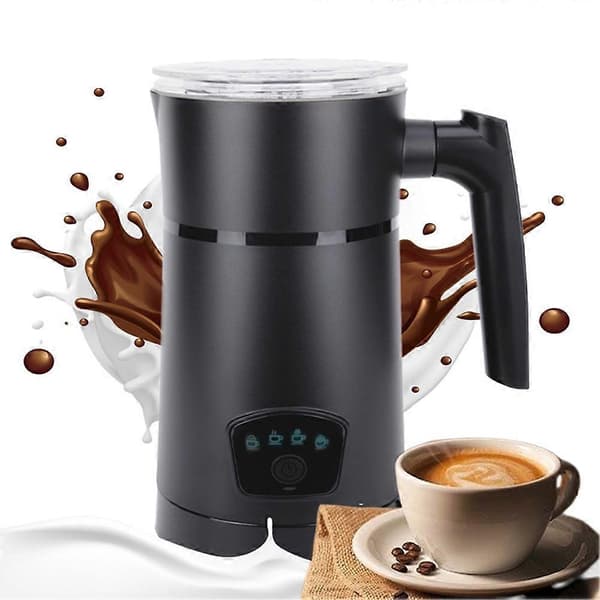 Fuldautomatisk mælkeskummer 4 i 1 elektrisk damper skummer skummaskine til kaffe Capp