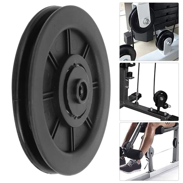 10 stk/sæt 100 mm universal nylonlejehjul til fitnessudstyr