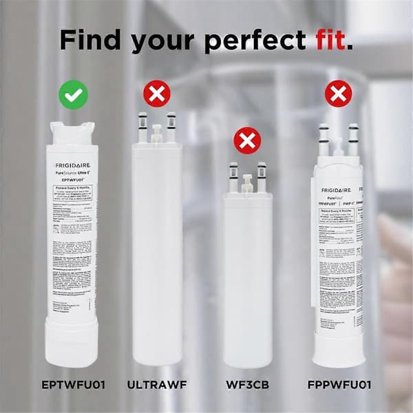 3 STK til FRIGIDAIRE EPTWFU01 PureSource Ultra II Køleskabs Vandfilter Udskiftningsdele Køleskabsfilter White