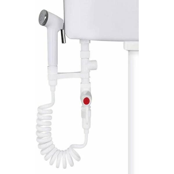 ABS toiletsprøjte - Hvid - Håndbruser - ABS håndbruser - Bidetbruser - Brusehovedsæt