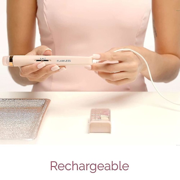 Flawless Salon Manicure Kit, elektroninen kynsiviila ja täydellinen manikyyri- ja pedikyyrisetti
